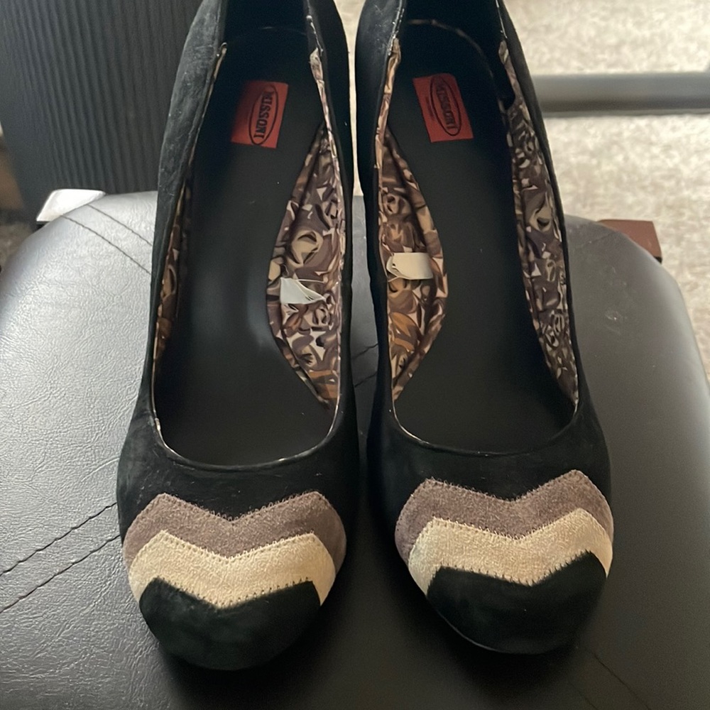 Missoni x Target Black and Grey Heels